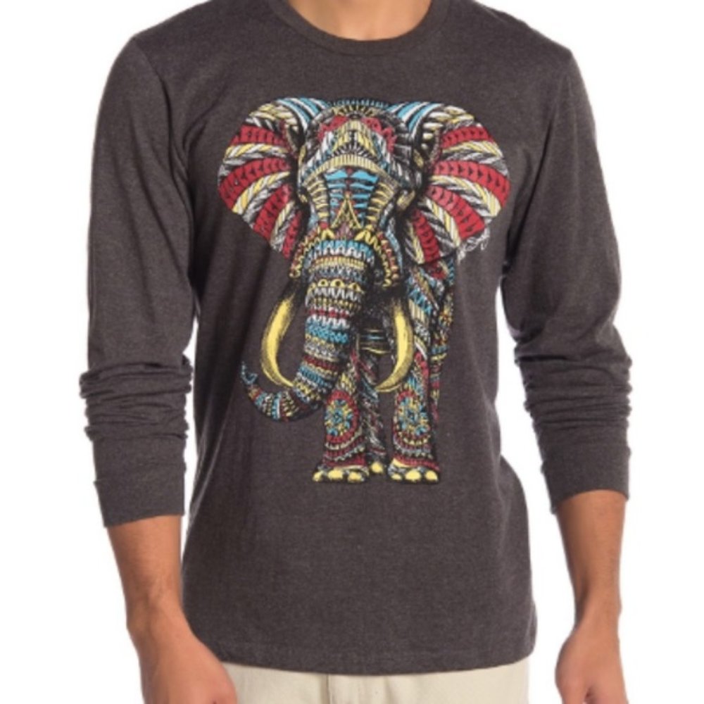 LAST CHANCE Riot Society Elephant Long Sleeve Top